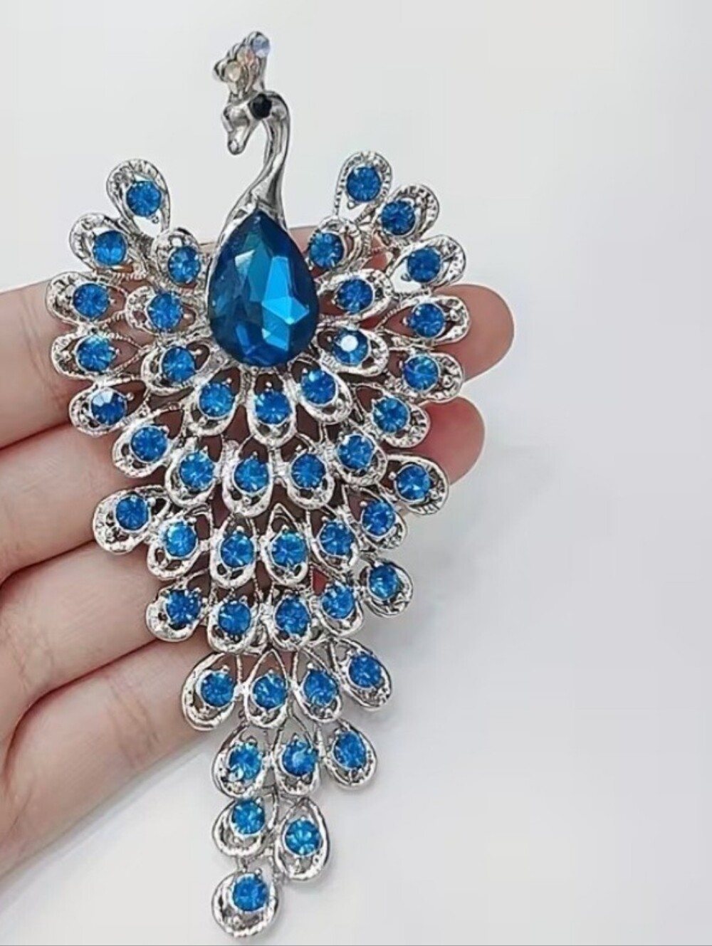 🌺Peacock Rhinestone Brooch Peacock Jewelry Accessories